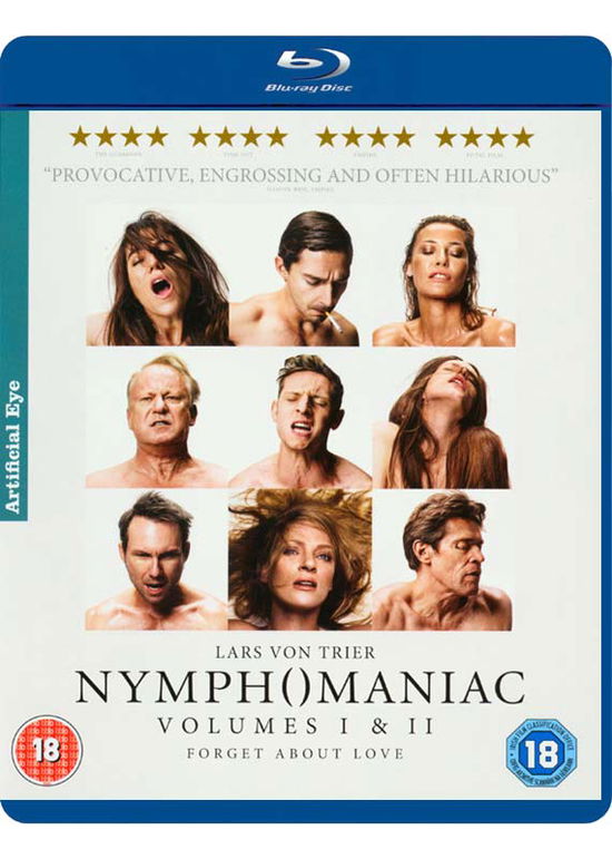 Cover for Nymphomaniac - Volumes I and I · Nymphomaniac - Volumes I and II (Blu-Ray) (2014)