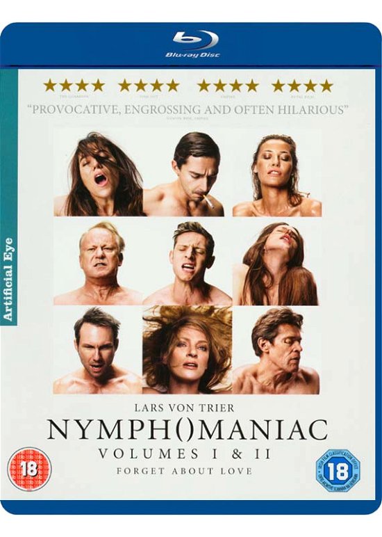 Cover for Nymphomaniac - Volumes I and I · Nymphomaniac - Volumes I and II (Blu-ray) (2014)