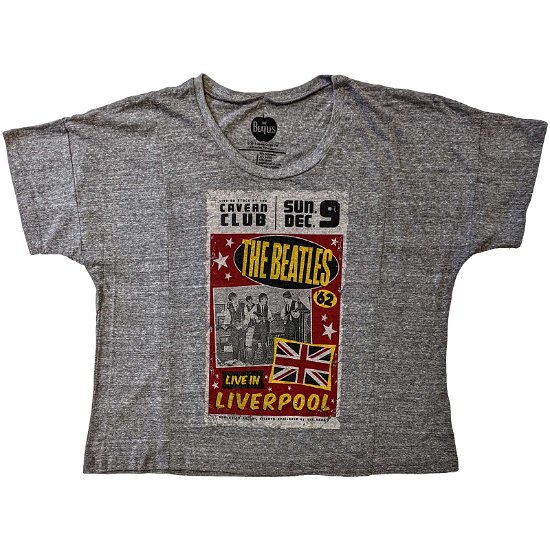Cover for The Beatles · The Beatles Ladies Crop Top: Live in Liverpool (Klær) [size L]