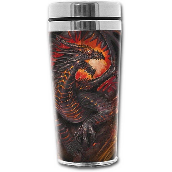 Dragon Collage - Flask (Tazza Da Viaggio Termica) - Spiral - Merchandise -  - 5055428376409 - 