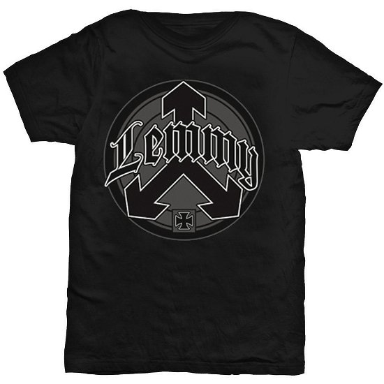 Lemmy Unisex T-Shirt: Arrow Logo - Lemmy - Merchandise - ROFF - 5055979931409 - 4. maj 2016