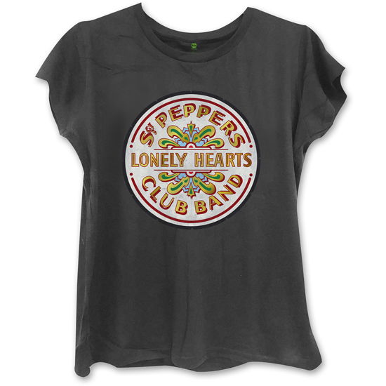 Beatles (The): Sgt Pepper Black (T-Shirt Donna Tg. M) - The Beatles - Marchandise - Apple Corps - Apparel - 5055979960409 - 