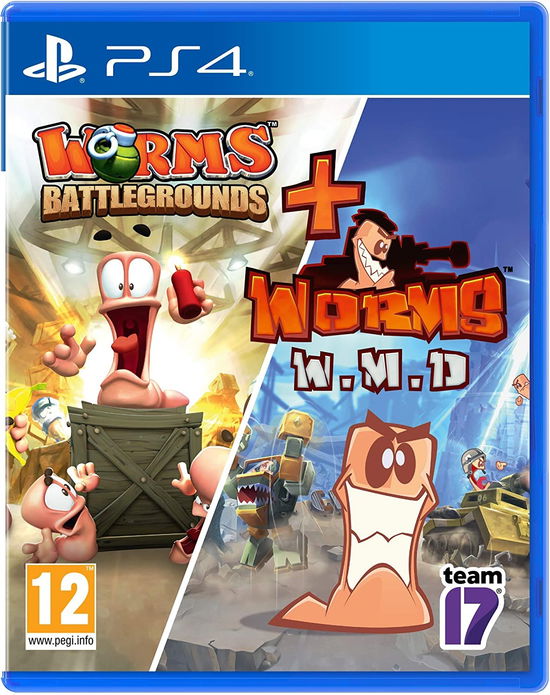 Cover for Team 17 · Ps4 Worms Battlegrounds + Worms Wmd - Double Pack (GAME)