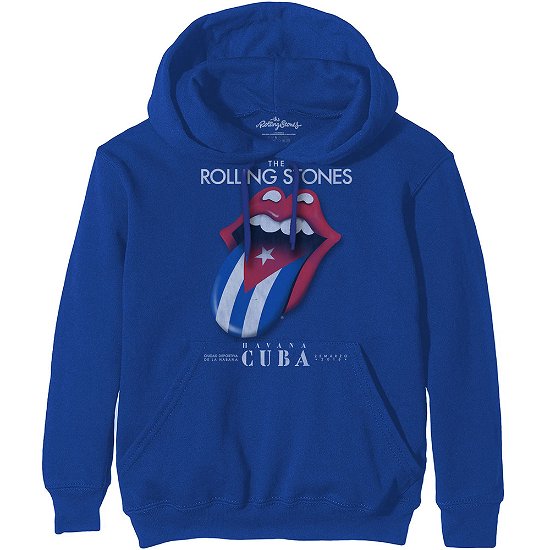 The Rolling Stones Unisex Pullover Hoodie: Havana Cuba - The Rolling Stones - Merchandise -  - 5056368617409 - 