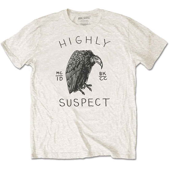 Highly Suspect Unisex T-Shirt: Vulture - Highly Suspect - Fanituote -  - 5056368662409 - 