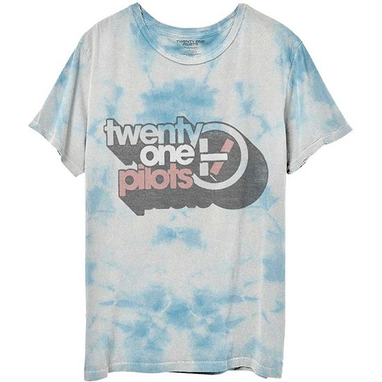 Twenty One Pilots Unisex T-Shirt: Vintage Block Holiday (Wash Collection) - Twenty One Pilots - Produtos -  - 5056561021409 - 