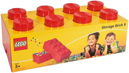 Lego - Lego Opbergbox - Brick 8 - 25 X 50 X 18 Cm - 12 L - Rood - Lego - Merchandise - Plast Team - 5706773400409 - 