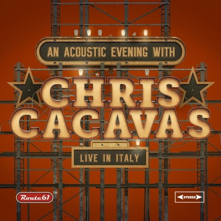 Cover for Chris Cacavas · An Acoustic Evening..Live In Italy (CD) (2018)