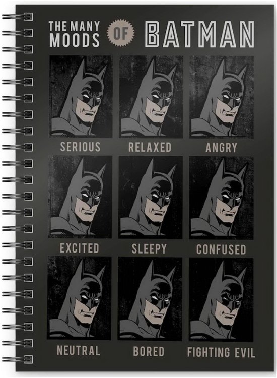Dc Comics: Batman Faces Spiral Notebook - Notebook - Merchandise -  - 8435450240409 - March 15, 2020