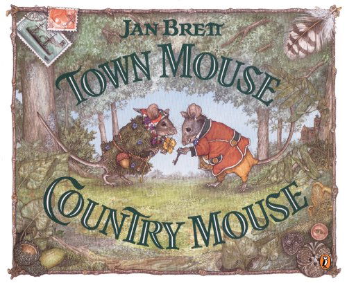 Town Mouse, Country Mouse - Jan Brett - Książki - Turtleback - 9780613591409 - 13 stycznia 2003