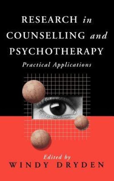 Cover for Windy Dryden · Research in Counselling and Psychotherapy: Practical Applications (Gebundenes Buch) (1996)