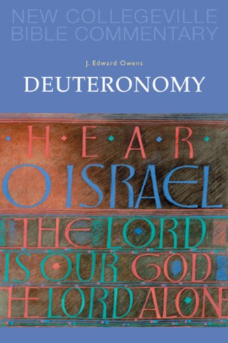 Cover for J. Edward Ownes Osst · Deuteronomy: Volume 6 (New Collegeville Bible Commentary: Old Testament) (Paperback Book) (2011)