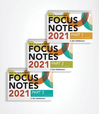 Wiley CIA Exam Review Focus Notes 2021: Complete Set - Wiley CIA Exam Review Series - S. Rao Vallabhaneni - Bücher - John Wiley & Sons Inc - 9781119759409 - 23. Februar 2021