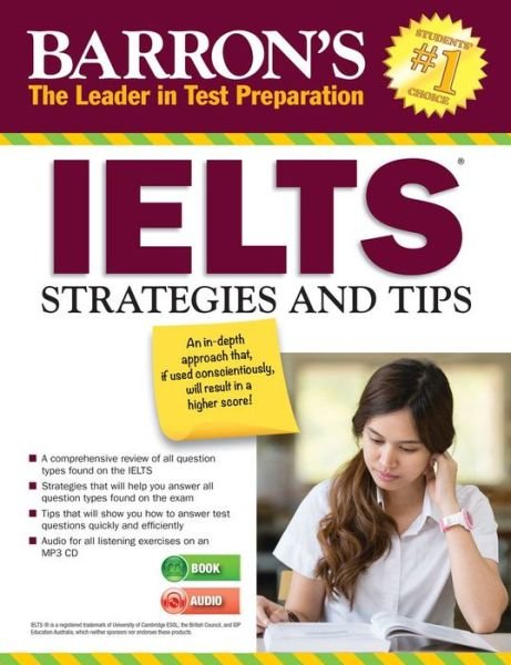 Cover for Lin Lougheed · IELTS Strategies and Tips with MP3 CD - Barron's Test Prep (Pocketbok) [Second edition] (2016)