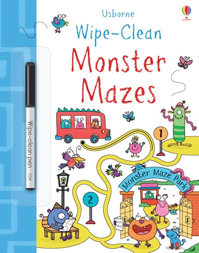 Cover for Jane Bingham · Wipe-Clean Monster Mazes - Wipe-Clean (Pocketbok) (2020)