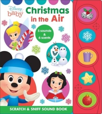 Cover for Pi Kids · Disney Baby: Christmas in the Air Scratch &amp; Sniff Sound Book (Kartonbuch) (2023)