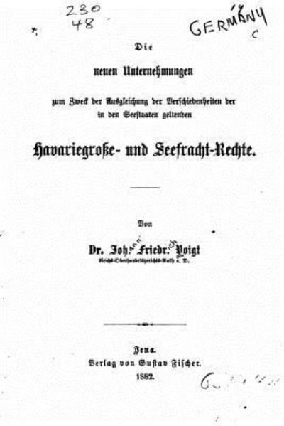 Cover for Joh Friedr Voigt · Die Neuen Unternehmungen (Paperback Bog) (2015)