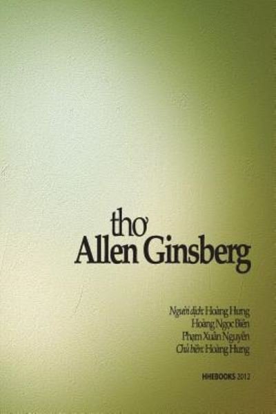 Cover for Hoang Hung · Tho Allen Ginsberg (Paperback Bog) (2016)