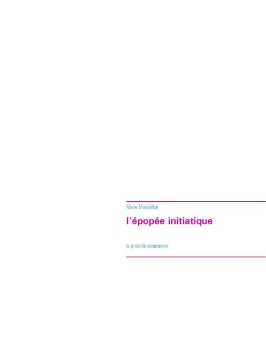 Cover for Marie · L'épopée initiatique (Bog) (2016)
