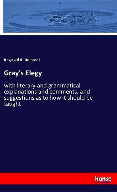 Cover for Holbrook · Gray's Elegy (Bok)