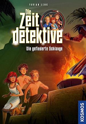 Cover for Fabian Lenk · Die Zeitdetektive, 4, Die gefiederte Schlange (Bok) (2024)