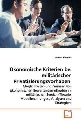 Cover for Bedenik · Ökonomische Kriterien bei milit (Book)