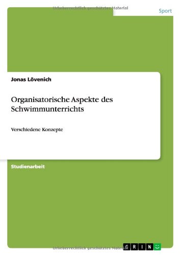 Cover for Lövenich · Organisatorische Aspekte des S (Book) [German edition] (2011)