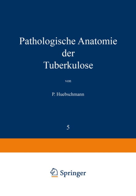 Cover for P Huebschmann · Pathologische Anatomie Der Tuberkulose - Die Tuberkulose Und Ihre Grenzgebiete in Einzeldarstellungen (Paperback Book) [Softcover Reprint of the Original 1st 1928 edition] (1928)