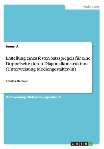 Cover for U. · Erstellung eines festen Satzspiegels (Book) (2015)