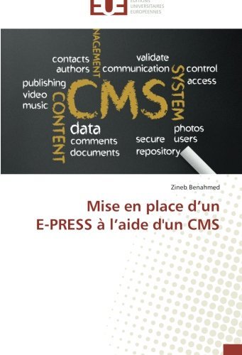 Cover for Benahmed Zineb · Mise en Place D Un E-press a L Aide D'un Cms - Omn.univ.europ. (Pocketbok) [French edition] (2018)