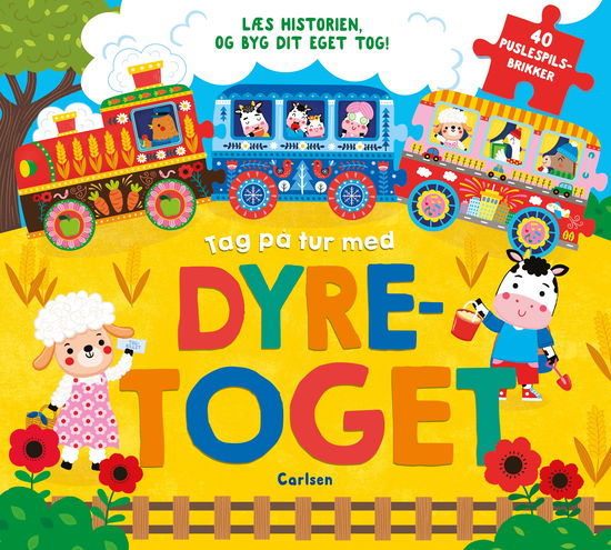 Cover for . · Tag på tur med dyretoget (Cardboard Book) [1º edição] (2025)