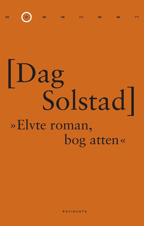 Cover for Dag Solstad · Elvte roman, bog atten (Hæftet bog) [1. udgave] (2010)