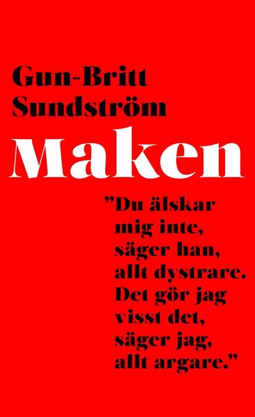 Cover for Gun-Britt Sundström · Maken (Pocketbok) (2018)