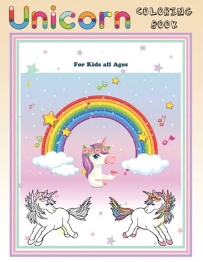 Cover for Wapeur Waptiz · Unicorn Coloring Book (Pocketbok) (2021)