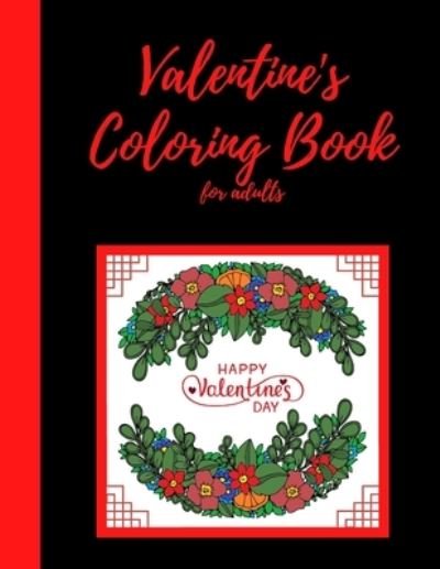 Cover for Mav Studio · Valentine's Coloring Book for Adults (Paperback Book) (2021)