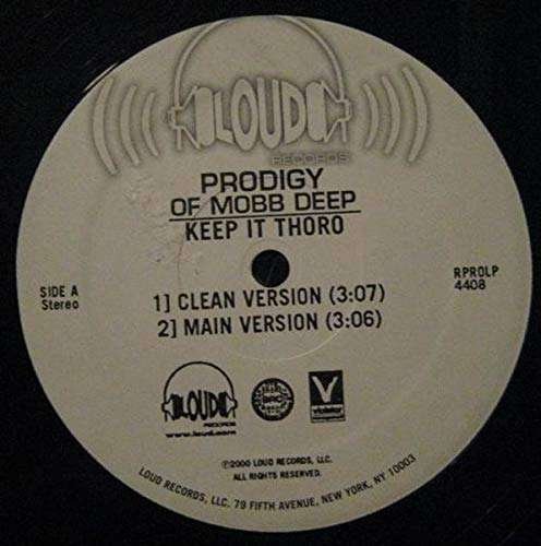 Cover for Prodigy of Mobb Deep · Keep It Thoro (12&quot;) (2000)