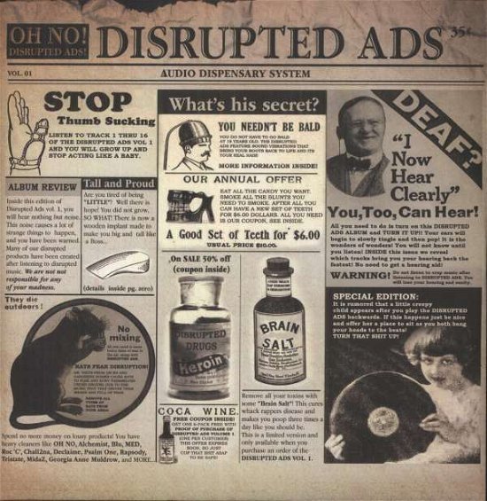 Cover for Oh No · Disrupted Ads (VINIL) (2013)