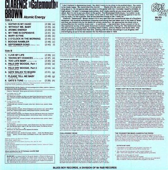 Atomic Energy - Clarence Gatemouth Brown - Musik - B.BOY - 0725543823410 - 25. december 1999