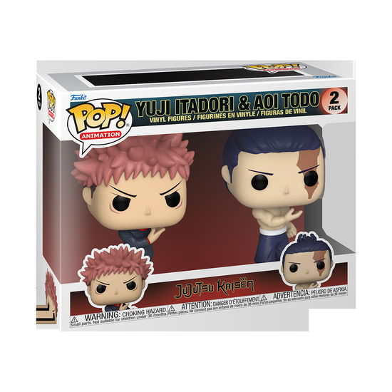 Funko Pop Anime Jujutsu Kaisen Itadori & Todo 2pk - Pop Anime Jujutsu Kaisen - Merchandise - Funko - 0889698720410 - July 28, 2023