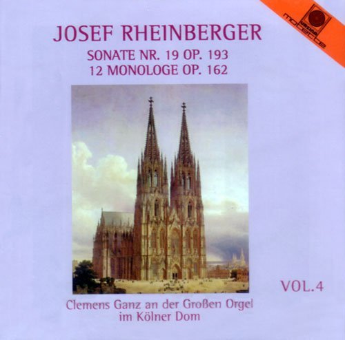 Cover for J. Rheinberger · Vol.4:Son.19 Op.193/12 Op.162:Gross (CD) (2013)