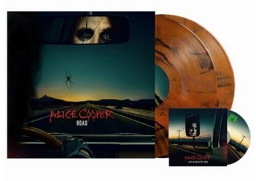 Cover for Alice Cooper · Road (LP/CD) [Limited Orange Marbled edition] (2023)