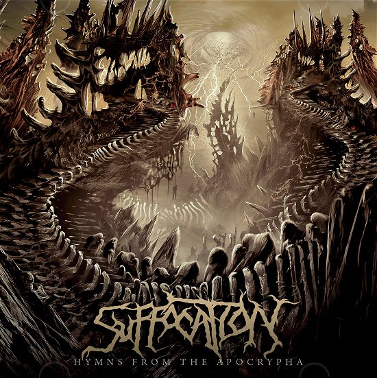 Cover for Suffocation · Hymns from the Apocrypha (Brown &amp; White Splatter) (LP) (2023)