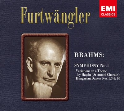 Cover for Wilhelm Furtwangler · Brahms: Symphony No.1 (CD) (2011)