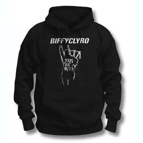 Cover for Biffy Clyro · Biffy Clyro Unisex Pullover Hoodie: Mon The Biff (Hoodie) [size M] [Black - Unisex edition] (2014)