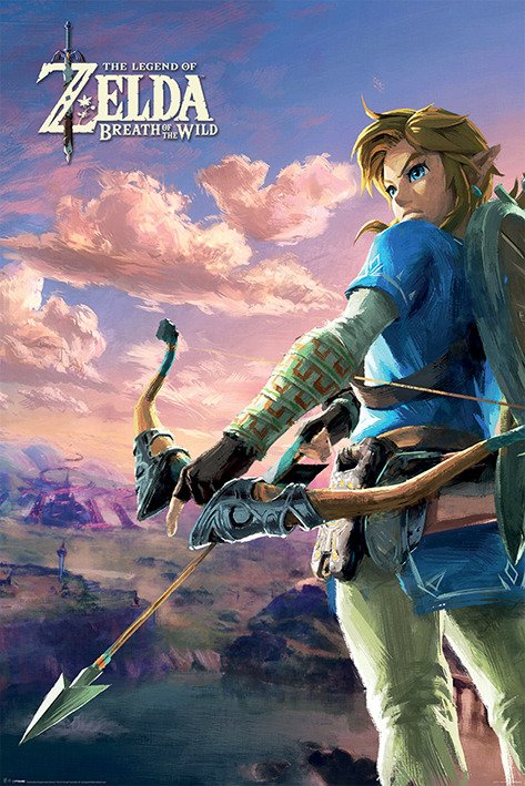 Nintendo: Legend Of Zelda (the) - Breath Of The Wild - Hyrule Scene Landscape (poster Maxi 61x915 C - Nintendo: Legend Of Zelda (the) - Merchandise - Pyramid Posters - 5050574340410 - 7. februar 2019