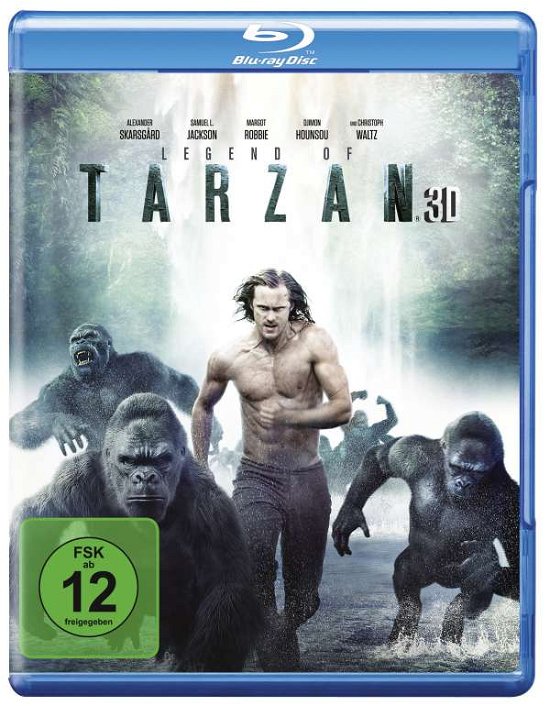 Cover for Alexander Skarsgård,samuel L.jackson,margot... · Legend of Tarzan-blu-ray 3D (Blu-ray) (2016)