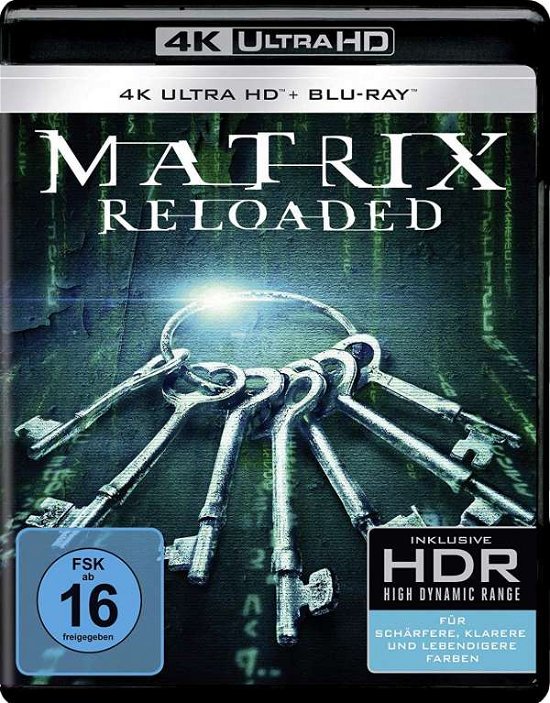 Cover for Keanu Reeves,laurence Fishburne,carrieanne Moss · Matrix Reloaded (4K UHD Blu-ray) (2018)