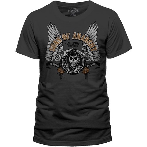 Sons of Anarchy - Winged Logo (T-shirt Unisex Tg. - Sons of Anarchy - Merchandise -  - 5054015056410 - 