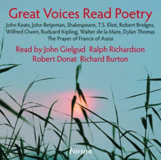 Great Voices Read Poetry - Great Voices Read Poetry - Muzyka - REGIS - 5055031361410 - 7 lutego 2011