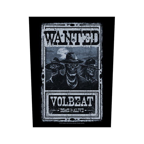 Wanted (Backpatch) - Volbeat - Koopwaar - PHD - 5055339760410 - 19 augustus 2019